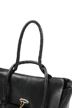 画像をギャラリービューアに読み込む, ierib ONE SHOULDER BOSTON BAG / smooth horse leather (BLACK)