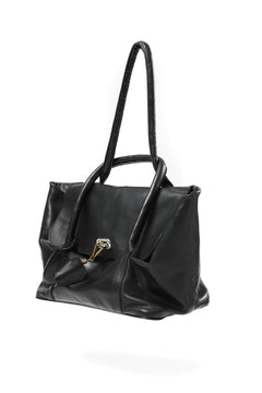 画像をギャラリービューアに読み込む, ierib ONE SHOULDER BOSTON BAG / smooth horse leather (BLACK)
