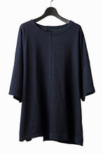 画像をギャラリービューアに読み込む, ISAMU KATAYAMA BACKLASH OVERSIZED SWITCHING TOPS / COTTON JERSEY (DARK INDIGO)