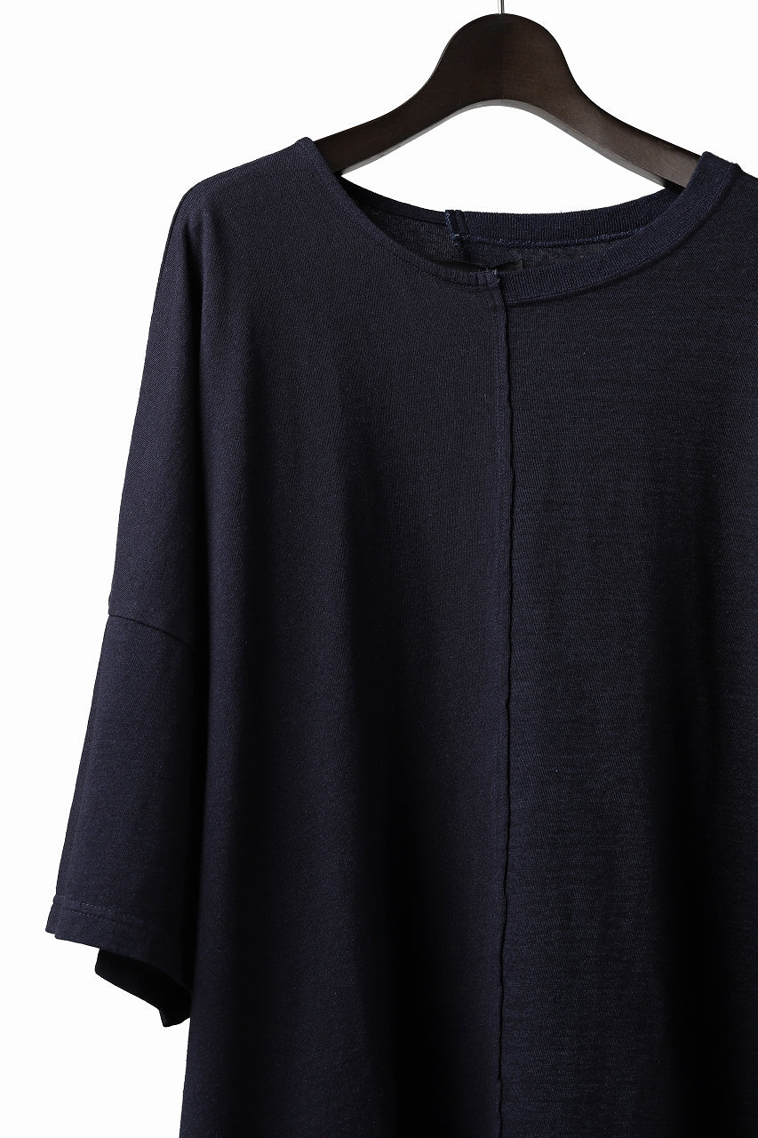 画像をギャラリービューアに読み込む, ISAMU KATAYAMA BACKLASH OVERSIZED SWITCHING TOPS / COTTON JERSEY (DARK INDIGO)