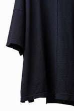 画像をギャラリービューアに読み込む, ISAMU KATAYAMA BACKLASH OVERSIZED SWITCHING TOPS / COTTON JERSEY (DARK INDIGO)
