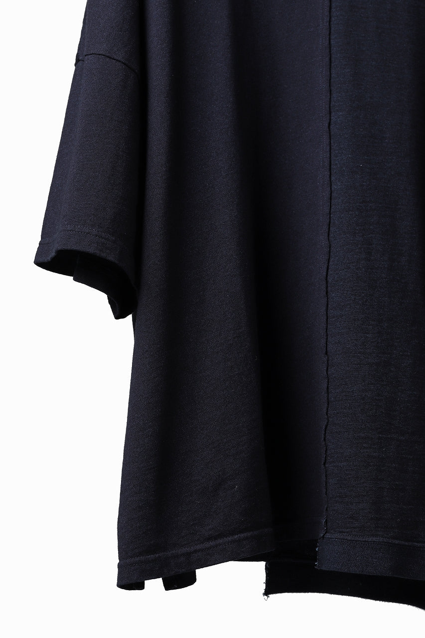画像をギャラリービューアに読み込む, ISAMU KATAYAMA BACKLASH OVERSIZED SWITCHING TOPS / COTTON JERSEY (DARK INDIGO)