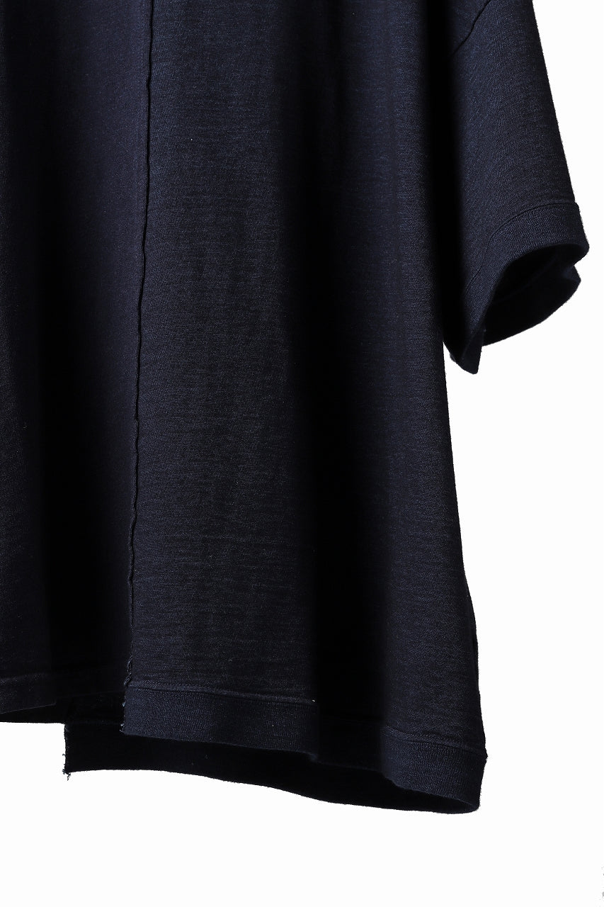 画像をギャラリービューアに読み込む, ISAMU KATAYAMA BACKLASH OVERSIZED SWITCHING TOPS / COTTON JERSEY (DARK INDIGO)