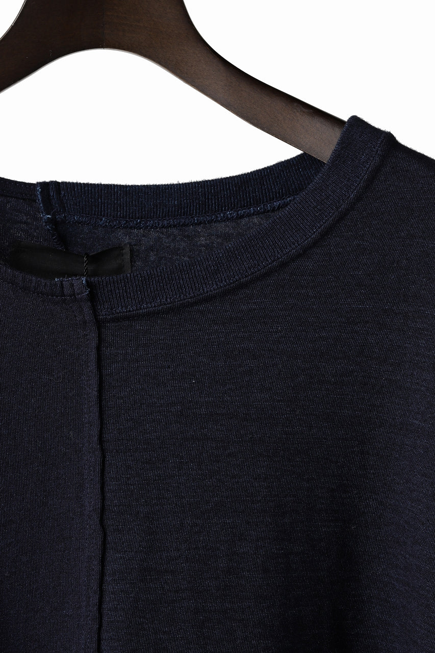 画像をギャラリービューアに読み込む, ISAMU KATAYAMA BACKLASH OVERSIZED SWITCHING TOPS / COTTON JERSEY (DARK INDIGO)