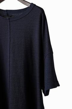 画像をギャラリービューアに読み込む, ISAMU KATAYAMA BACKLASH OVERSIZED SWITCHING TOPS / COTTON JERSEY (DARK INDIGO)