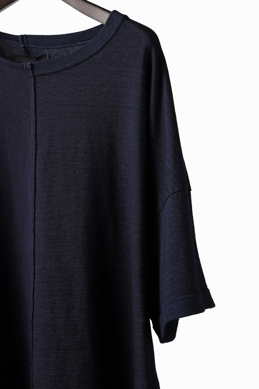 画像をギャラリービューアに読み込む, ISAMU KATAYAMA BACKLASH OVERSIZED SWITCHING TOPS / COTTON JERSEY (DARK INDIGO)