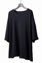 画像をギャラリービューアに読み込む, ISAMU KATAYAMA BACKLASH OVERSIZED SWITCHING TOPS / COTTON JERSEY (DARK INDIGO)