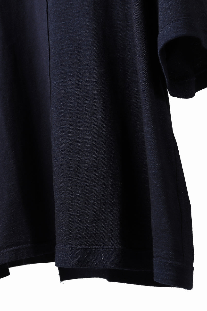 画像をギャラリービューアに読み込む, ISAMU KATAYAMA BACKLASH OVERSIZED SWITCHING TOPS / COTTON JERSEY (DARK INDIGO)