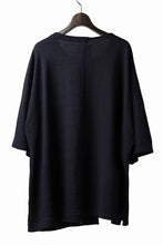 画像をギャラリービューアに読み込む, ISAMU KATAYAMA BACKLASH OVERSIZED SWITCHING TOPS / COTTON JERSEY (DARK INDIGO)