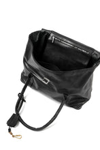 画像をギャラリービューアに読み込む, ierib ONE SHOULDER BOSTON BAG / smooth horse leather (BLACK)