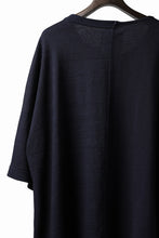 画像をギャラリービューアに読み込む, ISAMU KATAYAMA BACKLASH OVERSIZED SWITCHING TOPS / COTTON JERSEY (DARK INDIGO)