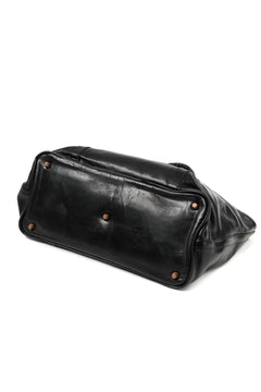 画像をギャラリービューアに読み込む, ierib ONE SHOULDER BOSTON BAG / smooth horse leather (BLACK)
