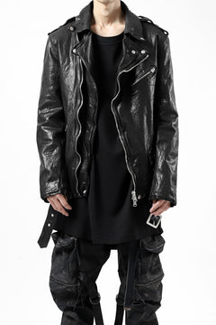 Load image into Gallery viewer, ISAMU KATAYAMA BACKLASH DOUBLE BREASTED JACKET / DOUBLE-SHOULDER OBJECT DYED (BLACK)