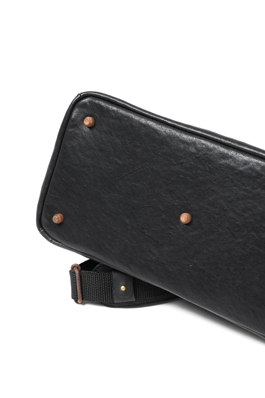 画像をギャラリービューアに読み込む, ierib BARK 2WAY HAND SHOULDER BAG / FVT Oiled Horse (BLACK)