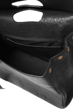 画像をギャラリービューアに読み込む, ierib BARK 2WAY HAND SHOULDER BAG / FVT Oiled Horse (BLACK)