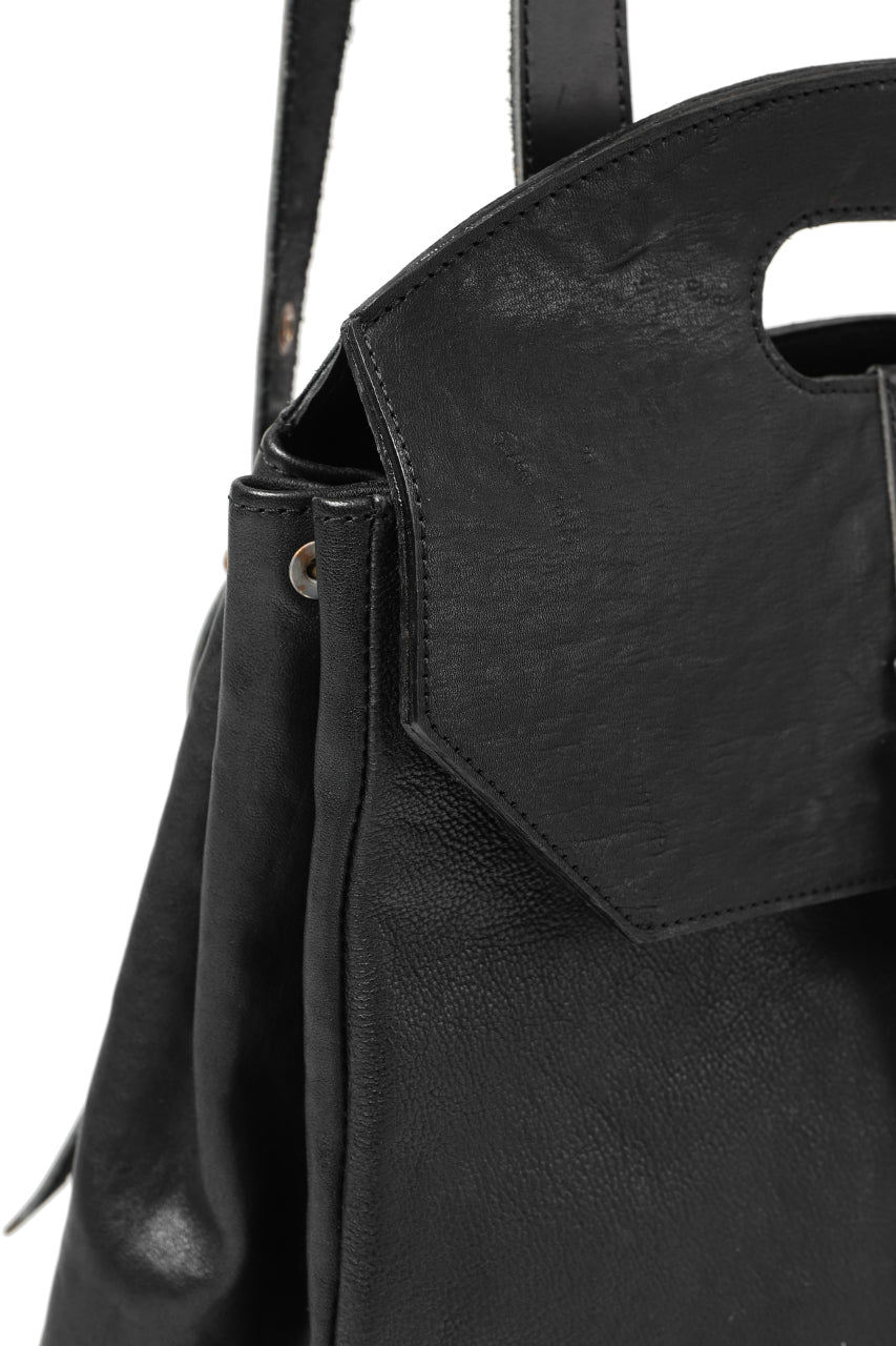画像をギャラリービューアに読み込む, ierib BARK 2WAY HAND RUCKSACK / FVT Oiled Horse (BLACK)