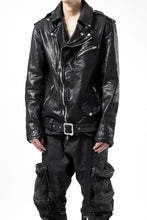 Load image into Gallery viewer, ISAMU KATAYAMA BACKLASH DOUBLE BREASTED JACKET / DOUBLE-SHOULDER OBJECT DYED (BLACK)