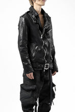 Load image into Gallery viewer, ISAMU KATAYAMA BACKLASH DOUBLE BREASTED JACKET / DOUBLE-SHOULDER OBJECT DYED (BLACK)