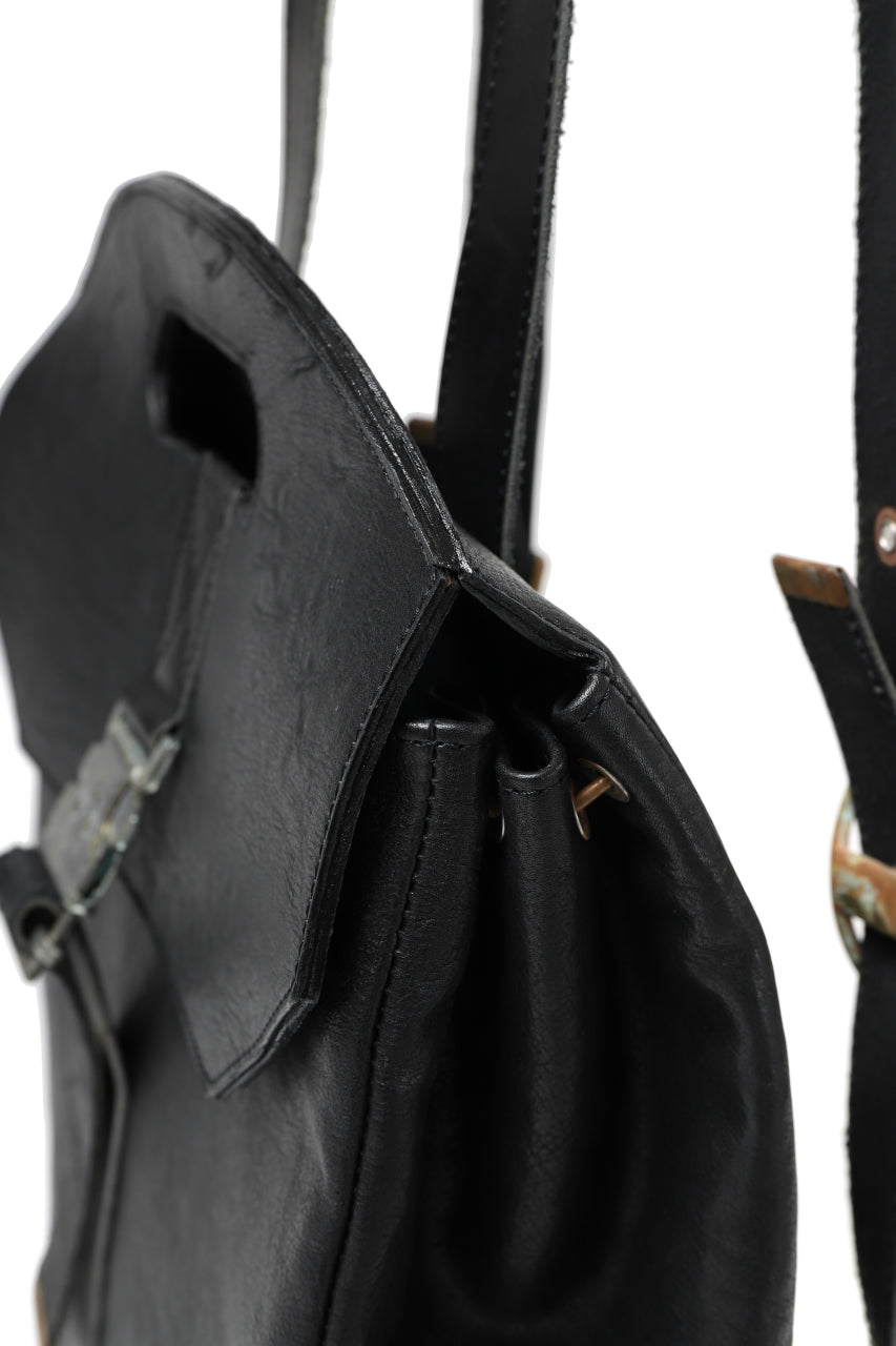 画像をギャラリービューアに読み込む, ierib BARK 2WAY HAND RUCKSACK / FVT Oiled Horse (BLACK)