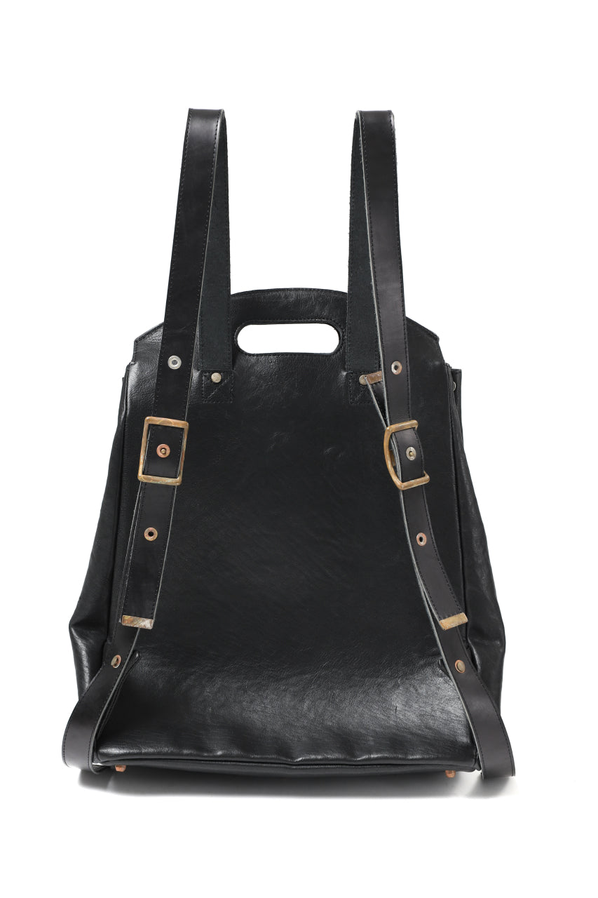 画像をギャラリービューアに読み込む, ierib BARK 2WAY HAND RUCKSACK / FVT Oiled Horse (BLACK)
