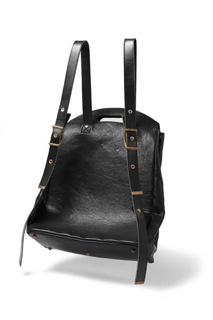 画像をギャラリービューアに読み込む, ierib BARK 2WAY HAND RUCKSACK / FVT Oiled Horse (BLACK)