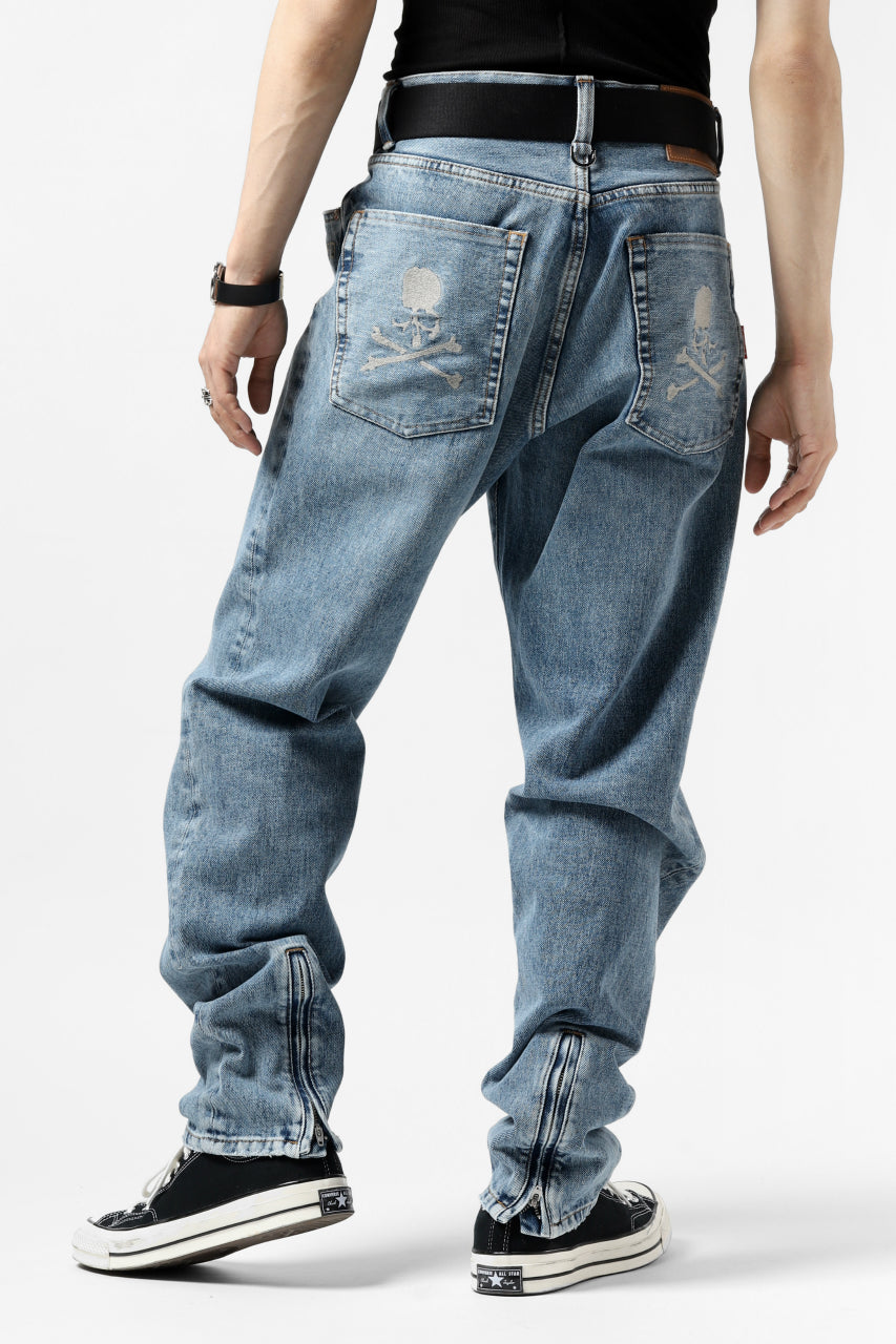 画像をギャラリービューアに読み込む, mastermind JAPAN SLIM TAPERED PANTS / 2WAY STRETCH DENIM (INDIGO)
