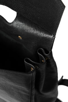 画像をギャラリービューアに読み込む, ierib BARK 2WAY HAND RUCKSACK / FVT Oiled Horse (BLACK)