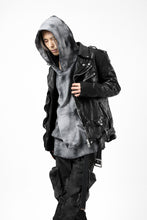Load image into Gallery viewer, ISAMU KATAYAMA BACKLASH DOUBLE BREASTED JACKET / DOUBLE-SHOULDER OBJECT DYED (BLACK)