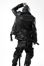 Load image into Gallery viewer, ISAMU KATAYAMA BACKLASH DOUBLE BREASTED JACKET / DOUBLE-SHOULDER OBJECT DYED (BLACK)