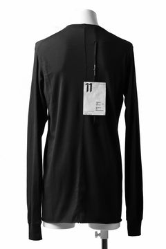 画像をギャラリービューアに読み込む, 11 BY BORIS BIDJAN SABERI LONG SLEEVE "LS1B-F-1101" (BLACK DYE)