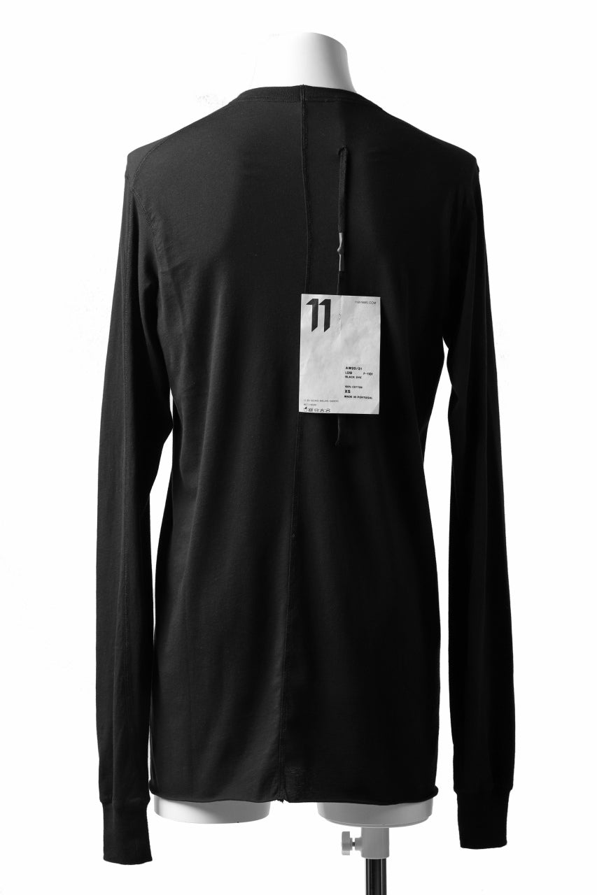 画像をギャラリービューアに読み込む, 11 BY BORIS BIDJAN SABERI LONG SLEEVE "LS1B-F-1101" (BLACK DYE)