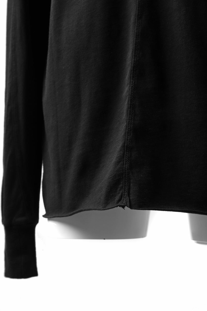 画像をギャラリービューアに読み込む, 11 BY BORIS BIDJAN SABERI LONG SLEEVE "LS1B-F-1101" (BLACK DYE)