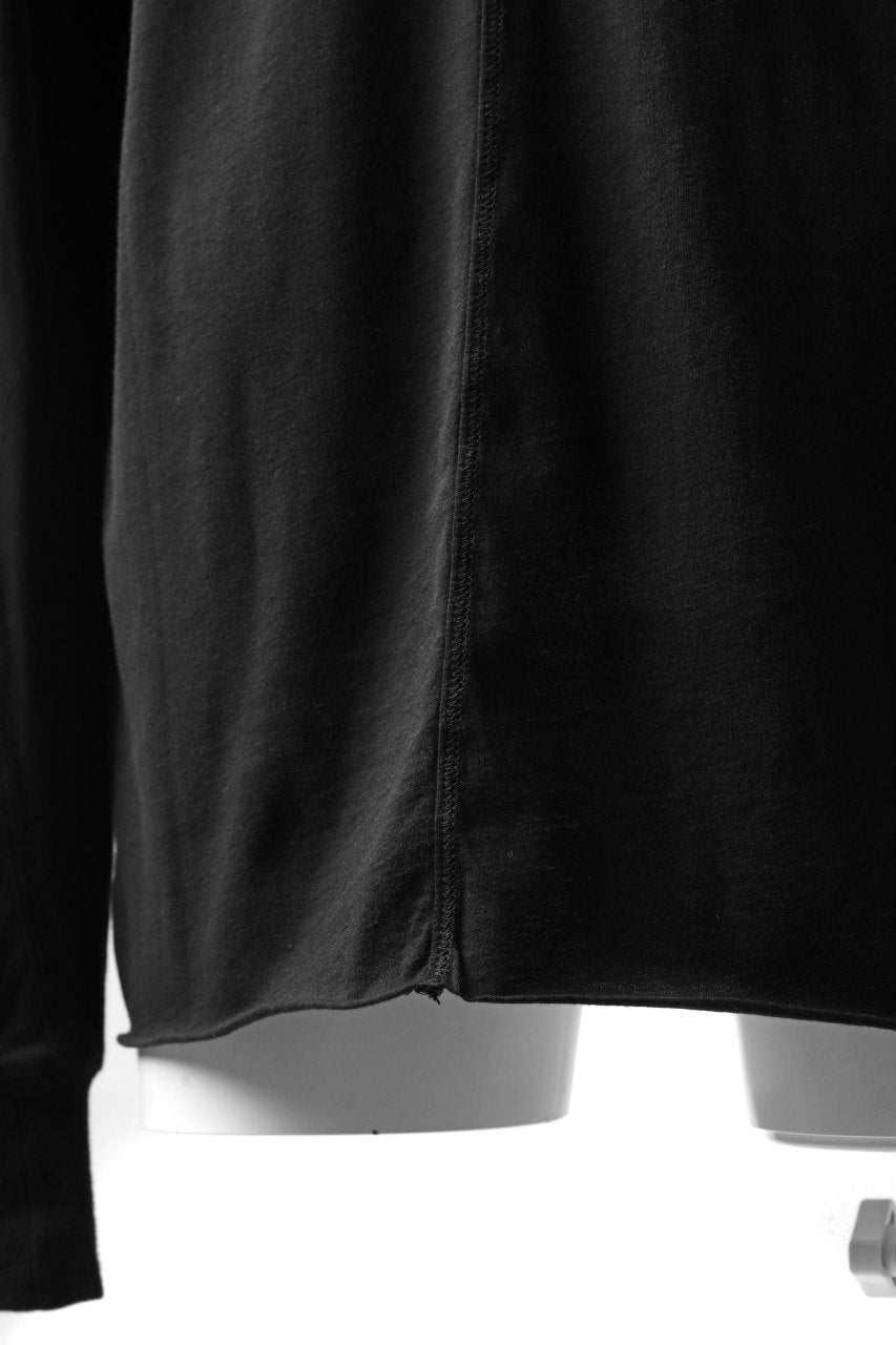 画像をギャラリービューアに読み込む, 11 BY BORIS BIDJAN SABERI LONG SLEEVE "LS1B-F-1101" (BLACK DYE)