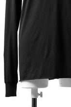 画像をギャラリービューアに読み込む, 11 BY BORIS BIDJAN SABERI LONG SLEEVE "LS1B-F-1101" (BLACK DYE)