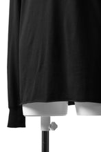 画像をギャラリービューアに読み込む, 11 BY BORIS BIDJAN SABERI LONG SLEEVE "LS1B-F-1101" (BLACK DYE)