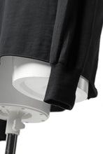 画像をギャラリービューアに読み込む, 11 BY BORIS BIDJAN SABERI LONG SLEEVE "LS1B-F-1101" (BLACK DYE)