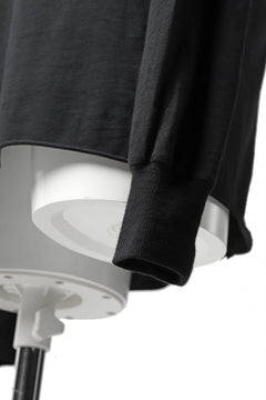 画像をギャラリービューアに読み込む, 11 BY BORIS BIDJAN SABERI LONG SLEEVE "LS1B-F-1101" (BLACK DYE)