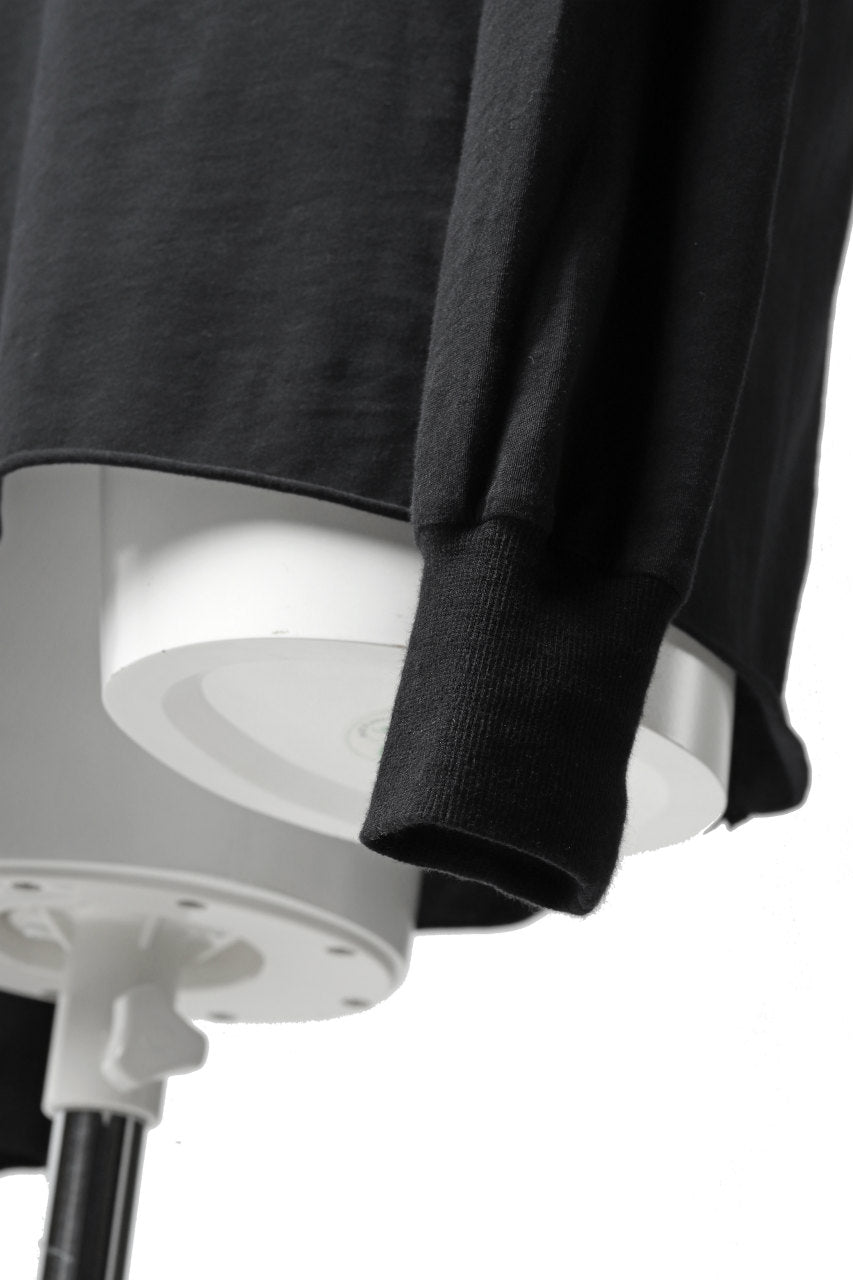 画像をギャラリービューアに読み込む, 11 BY BORIS BIDJAN SABERI LONG SLEEVE "LS1B-F-1101" (BLACK DYE)