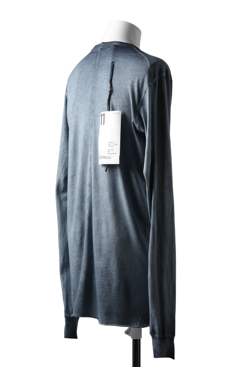Load image into Gallery viewer, 11 BY BORIS BIDJAN SABERI LONG SLEEVE "LS1B-F-1101" (SYNTH BLUE)