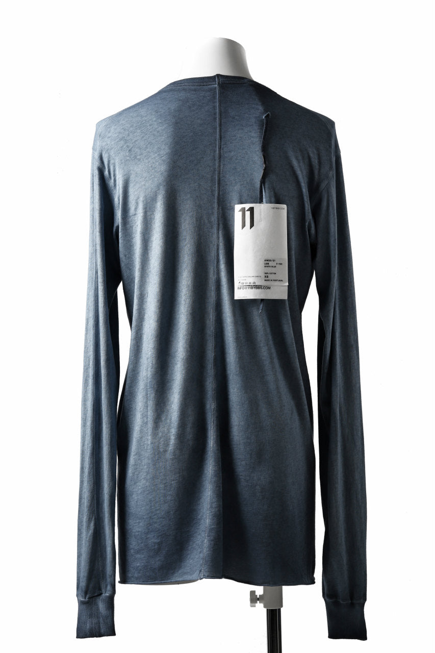 Load image into Gallery viewer, 11 BY BORIS BIDJAN SABERI LONG SLEEVE "LS1B-F-1101" (SYNTH BLUE)