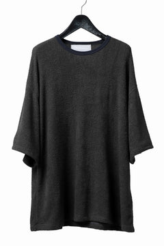 Load image into Gallery viewer, DEFORMATER.® BOMBER-HOODIE JACKET / SWEAT+WAFFLE JERSEY (BLACK)