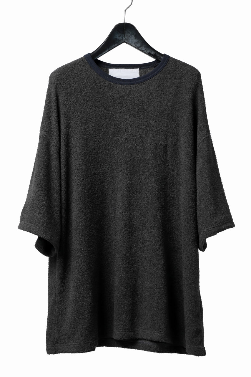 画像をギャラリービューアに読み込む, DEFORMATER.® OVER SIZED TOPS / DOUBLE SIDED SOFT PILE (CHARCOAL)