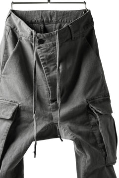 画像をギャラリービューアに読み込む, 11 BY BORIS BIDJAN SABERI CARGO POCKET PANT "P21B-F1451" (STRETCH DENIM / USED GREY)