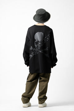 画像をギャラリービューアに読み込む, mastermind JAPAN BOXY-FIT LS / RUBBER AND FOAM PRINTED (BLACK)
