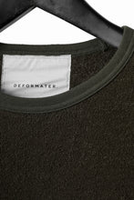画像をギャラリービューアに読み込む, DEFORMATER.® OVER SIZED TOPS / DOUBLE SIDED SOFT PILE (KHAKI)