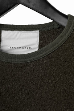 画像をギャラリービューアに読み込む, DEFORMATER.® OVER SIZED TOPS / DOUBLE SIDED SOFT PILE (KHAKI)