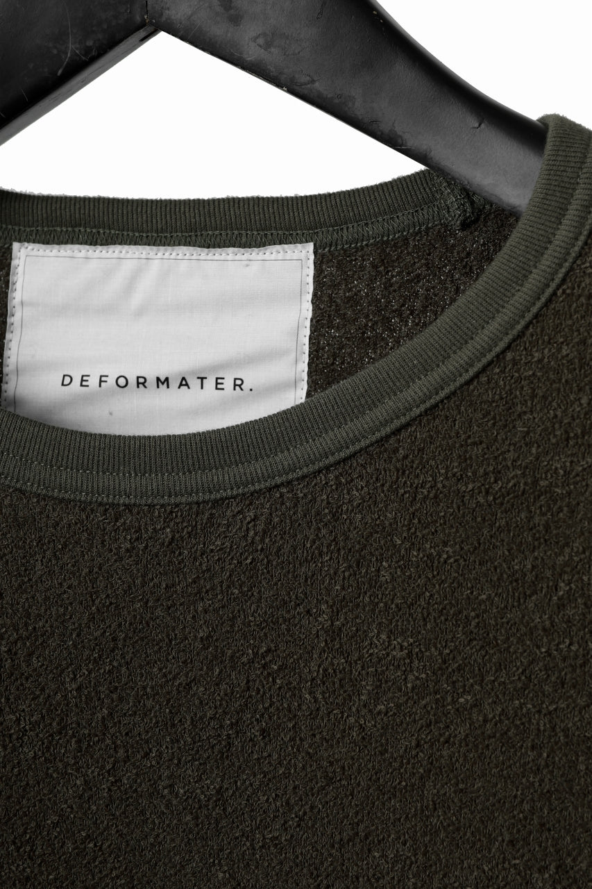 画像をギャラリービューアに読み込む, DEFORMATER.® OVER SIZED TOPS / DOUBLE SIDED SOFT PILE (KHAKI)