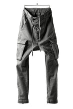 画像をギャラリービューアに読み込む, 11 BY BORIS BIDJAN SABERI CARGO POCKET PANT "P21B-F1451" (STRETCH DENIM / USED GREY)