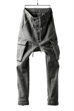 画像をギャラリービューアに読み込む, 11 BY BORIS BIDJAN SABERI CARGO POCKET PANT "P21B-F1451" (STRETCH DENIM / USED GREY)