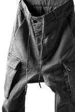 画像をギャラリービューアに読み込む, 11 BY BORIS BIDJAN SABERI CARGO POCKET PANT "P21B-F1451" (STRETCH DENIM / USED GREY)